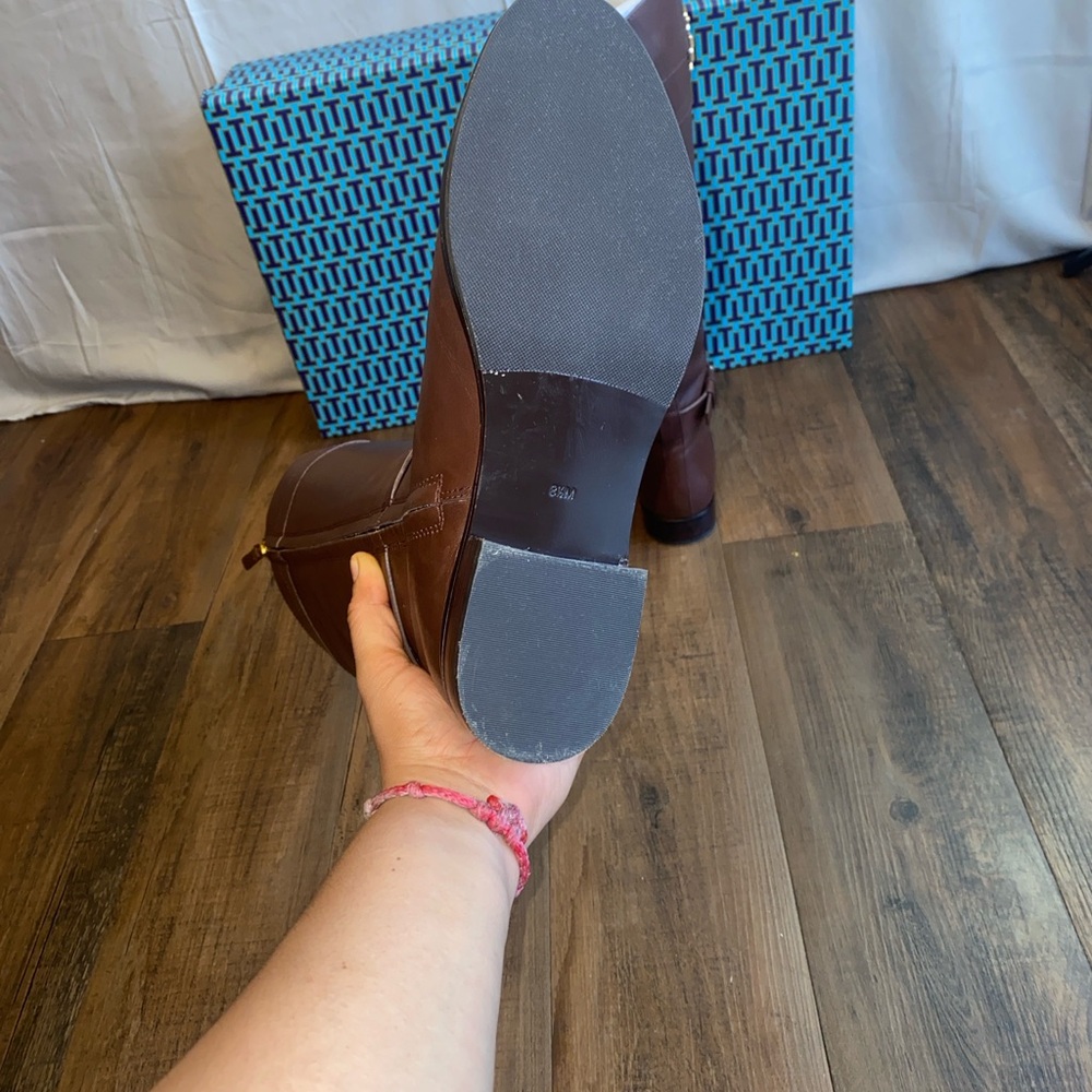 Tory Burch  Brown Patterned Boots - Picture 5 of 16